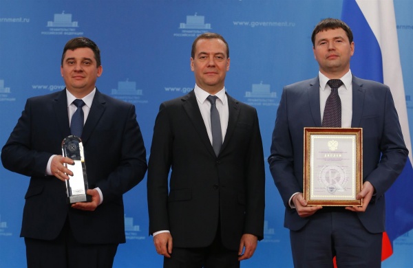 Дмитрий Медведев вручил ГК «ЭФКО» высшую государственную награду в области качества